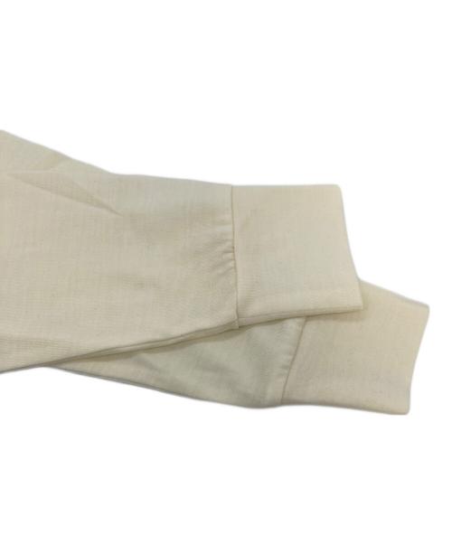 HYKE（ハイク）HYKE (ハイク) WOOL LONG SLEEVE TEE ホワイト サイズ:Sの古着・服飾アイテム