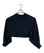 HYKEハイク）の古着「CREW NECK PONCHO SWEATER Knit」｜ブラック