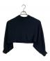 HYKE（ハイク）の古着「CREW NECK PONCHO SWEATER Knit」｜ブラック