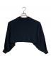 HYKE (ハイク) CREW NECK PONCHO SWEATER Knit ブラック サイズ:2：5000円