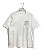 beautiful peopleビューティフルピープル）の古着「ラフィ プレミアム ジャージ ビッグ Tシャツ」｜ホワイト