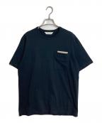 beautiful peopleビューティフルピープル）の古着「ラフィ プレミアム ジャージ ビッグ Tシャツ」｜ブラック