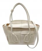BOTTEGA VENETAボッテガベネタ）の古着「マキシイントレチャートショルダーバッグ　ミニアルコ」｜ホワイト