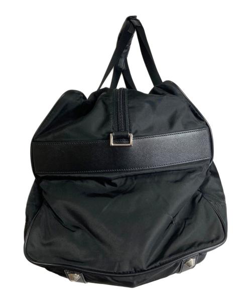PRADA（プラダ）PRADA (プラダ) ナイロンボストンバッグ　ダッフルバッグ　ユニセックス ブラック サイズ:実寸型番の古着・服飾アイテム