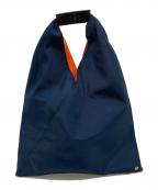 Maison Margielaメゾンマルジェラ）の古着「ジャパニーズバッグ」｜ネイビー×オレンジ