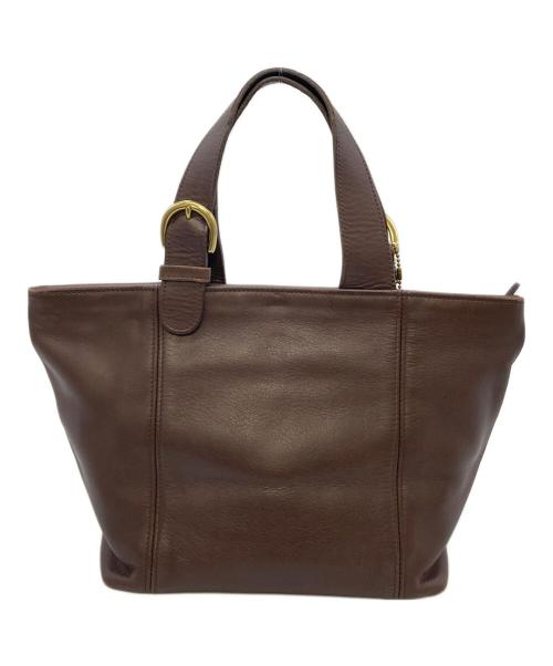 COACH（コーチ）COACH (コーチ) ハンドバッグ　レザーバッグ　USA製 ブラウン サイズ:実寸参照の古着・服飾アイテム