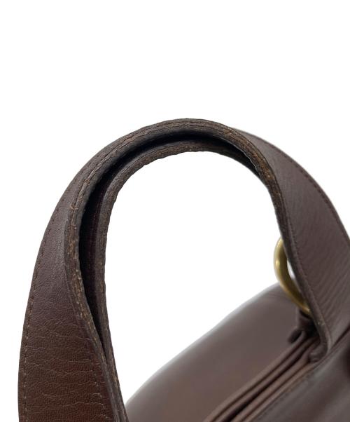 COACH（コーチ）COACH (コーチ) ハンドバッグ　レザーバッグ　USA製 ブラウン サイズ:実寸参照の古着・服飾アイテム