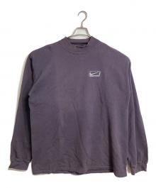 NIKE（ナイキ）の古着「【古着】モックネックスウェット　銀タグ　USA製」｜パープル