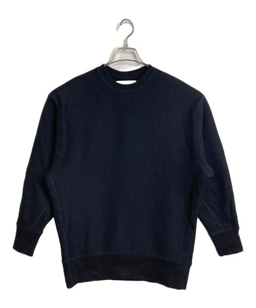 marmors（マルモア）marmors (マルモア) ルーズフィットスウェット 日本製 ブラック サイズ:36の古着・服飾アイテム