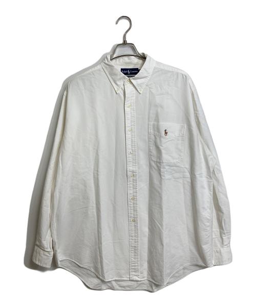 RALPH LAUREN（ラルフローレン）RALPH LAUREN (ラルフローレン) 【古着】　ポケット付きボタンダウンシャツ　 CLASSIC FIT ホワイト サイズ:XLの古着・服飾アイテム