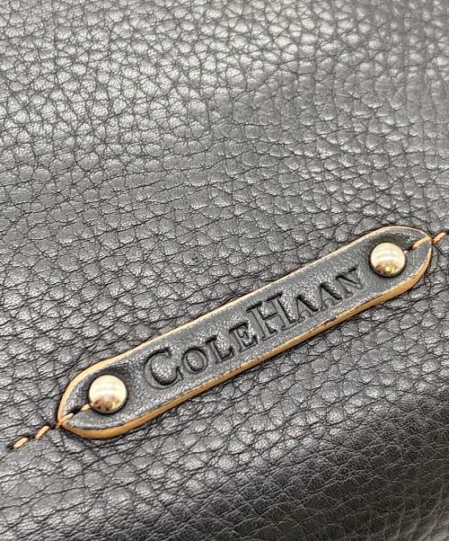 COLE HAAN（コールハーン）COLE HAAN (コールハーン) レザーショルダーバッグ ブラック サイズ:実寸参照の古着・服飾アイテム