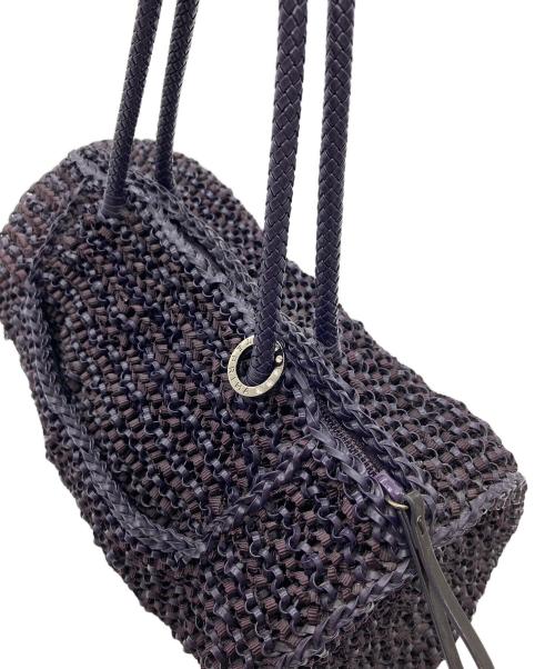 ANTEPRIMA（アンテプリマ）ANTEPRIMA (アンテプリマ) ハンドバッグ　ワイヤーバッグ パープル サイズ:実寸参照の古着・服飾アイテム