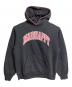 MADHAPPY（マッドハッピー）の古着「Campus Fleece Hoodie  キャンパスフリースフーディ　パーカー　USA製　オーバーサイズ」｜グレー