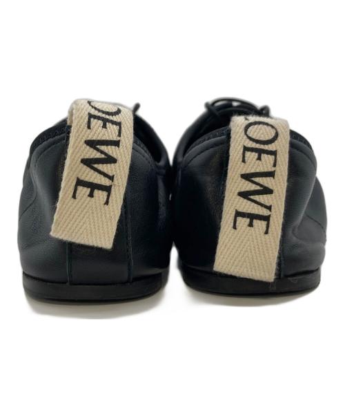 LOEWE（ロエベ）LOEWE (ロエベ) Soft Derby レースアップフラットシューズ ブラック サイズ:39の古着・服飾アイテム