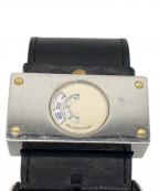 BALENCIAGAバレンシアガ）の古着「5ベルト型 腕時計 ブレスット型　モントレ　ニコラ期 1000本限定品 282/1000 スイス製」｜ブラック×シルバー