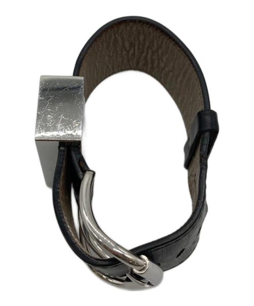 BALENCIAGA（バレンシアガ）BALENCIAGA (バレンシアガ) 5ベルト型 腕時計 ブレスット型　モントレ　ニコラ期 1000本限定品 282/1000 スイス製 ブラック×シルバー サイズ:実寸参照の古着・服飾アイテム