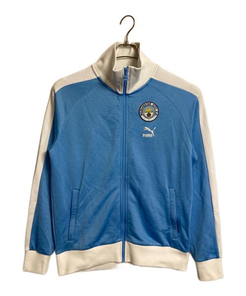PUMA（プーマ）PUMA (プーマ) FOOTBALL HERITAGE T7 トラックジャケット　アウター　ライトアウター　スポーツ　ジャージ ブルー サイズ:Mの古着・服飾アイテム