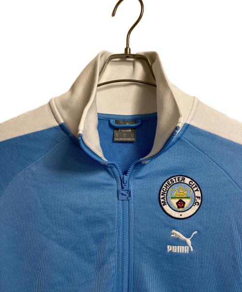 PUMA（プーマ）PUMA (プーマ) FOOTBALL HERITAGE T7 トラックジャケット　アウター　ライトアウター　スポーツ　ジャージ ブルー サイズ:Mの古着・服飾アイテム