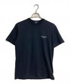 COMME des GARCONS HOMMEコムデギャルソン オム）の古着「20SS 綿天竺ロゴプリントTシャツ　半袖カットソー　Tシャツ　Tee 日本製」｜ブラック