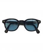 MOSCOTモスコット）の古着「サングラス　アイウェア　BKSG JPN LTD VI（ブラック）×ブルー」｜BKSG JPN LTD VI（ブラック