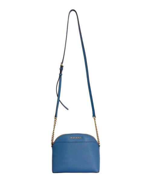 MICHAEL KORS（マイケル・コース）MICHAEL KORS (マイケルコース) ショルダーバッグ　チェーンバッグ ブルー サイズ:実寸参照の古着・服飾アイテム