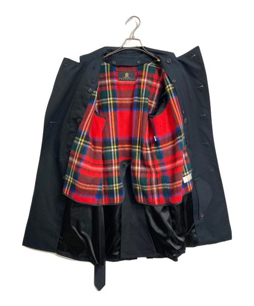 GRENFELL（グレンフェル）GRENFELL (グレンフェル) ライナー付トレンチコート　ロングコート　アウター　イギリス製 ブラック サイズ:34の古着・服飾アイテム