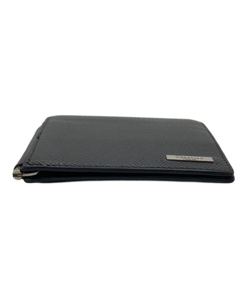 serapian（セラピアン）serapian (セラピアン) カードケース　マネークリップ　二つ折り財布　イタリア製 ブラック サイズ:実寸参照の古着・服飾アイテム
