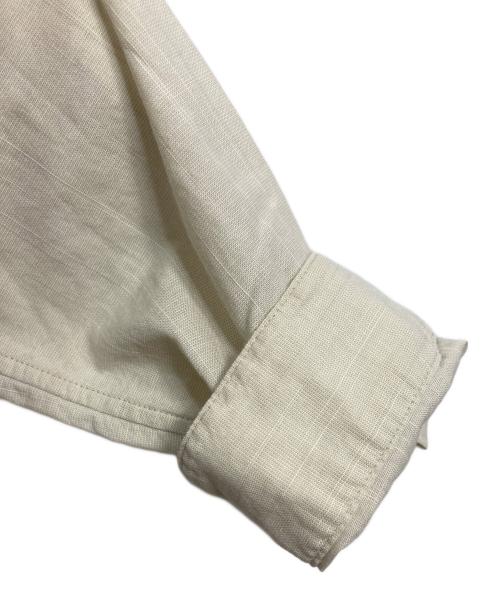Patagonia（パタゴニア）Patagonia (パタゴニア) L/S ORGANIC COTTON SLUB POPLIN SHIRT  オーガニックコットンスラブぽぷりんスラブポプリンシャツ　長袖シャツ　アウトドア ホワイト サイズ:Sの古着・服飾アイテム