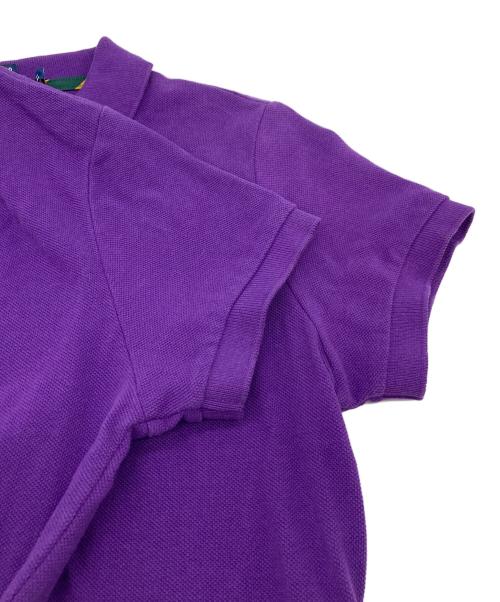POLO RALPH LAUREN（ポロ・ラルフローレン）POLO RALPH LAUREN (ポロ・ラルフローレン) THE SKINNY POLO 5つボタンポロシャツ パープル サイズ:Sの古着・服飾アイテム