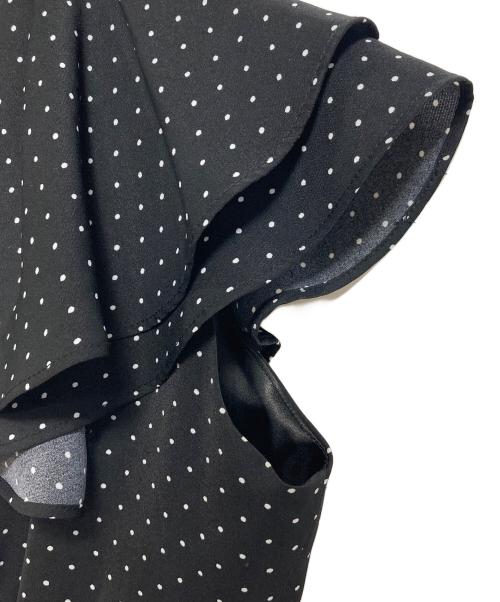 MERCURY DUO（マーキュリーデュオ）MERCURY DUO (マーキュリーデュオ) 3WAYラッフルドッキングワンピース　ロングワンピース　マーメイド　ドット ブラック サイズ:Mの古着・服飾アイテム