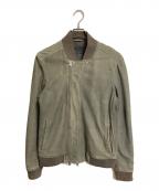 ALL SAINTSオールセインツ）の古着「ラムレザージャケット　シープレザー　羊革　アウター　インド製」｜ブラウン