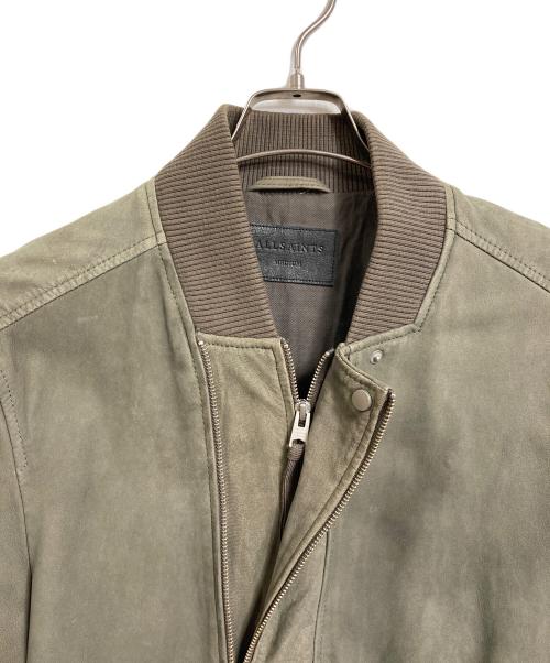 ALL SAINTS（オールセインツ）ALL SAINTS (オールセインツ) ラムレザージャケット　シープレザー　羊革　アウター　インド製 ブラウン サイズ:Mの古着・服飾アイテム