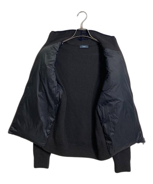 HERNO（ヘルノ）HERNO (ヘルノ) ニット切替ダウンジャケット 23AW ARDESIA & FINGAL BOMBER ブラウン サイズ:46の古着・服飾アイテム