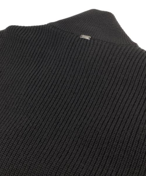 HERNO（ヘルノ）HERNO (ヘルノ) ニット切替ダウンジャケット 23AW ARDESIA & FINGAL BOMBER ブラウン サイズ:46の古着・服飾アイテム