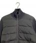 HERNO (ヘルノ) ニット切替ダウンジャケット 23AW ARDESIA & FINGAL BOMBER ブラウン サイズ:46：40000円
