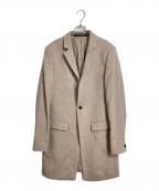 ALL SAINTSオールセインツ）の古着「(M)MANOR WOOL COAT チェスターコート　ウールコート　ロングコート」｜Oatmeal Marl