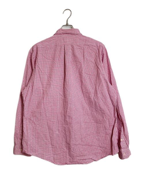 POLO RALPH LAUREN（ポロ・ラルフローレン）POLO RALPH LAUREN (ポロ・ラルフローレン) ボタンダウンシャツ　コットンシャツ　チェック ピンク×ホワイト サイズ:XLの古着・服飾アイテム