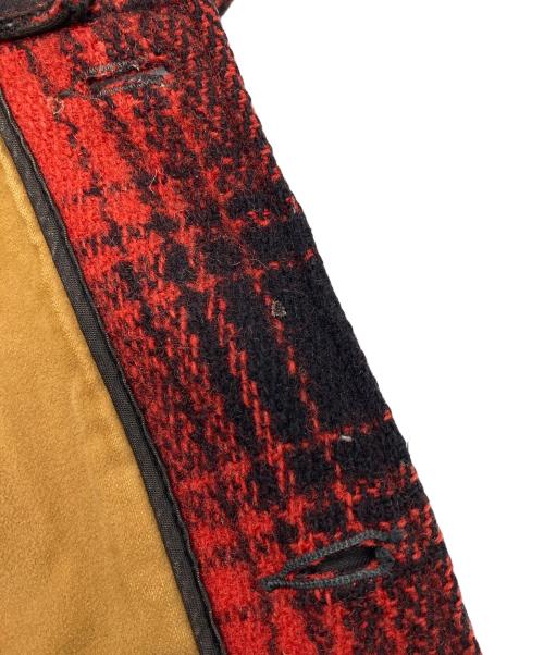 Sortswear（スポーツウェア）Sortswear (スポーツウェア) 【古着】50’S マッキーノジャケット　 50年代　60年代　 ボタン刻印　WOOLRICH レッド サイズ:40の古着・服飾アイテム