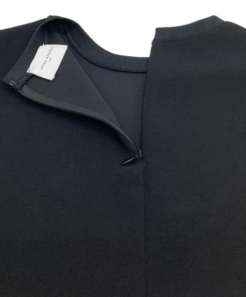 UNITED ARROWS（ユナイテッドアローズ）UNITED ARROWS (ユナイテッドアローズ) COMFY シャーリングゴム プルオーバー ブラック サイズ:36の古着・服飾アイテム