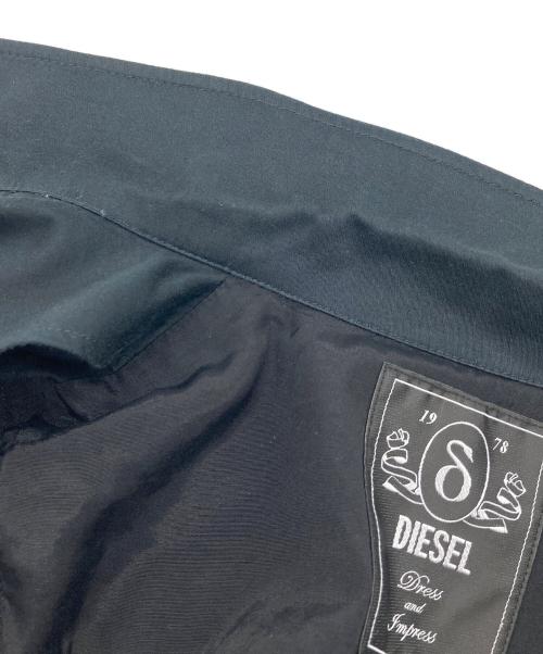 DIESEL（ディーゼル）DIESEL (ディーゼル) 切替モッズコート　ロングコート　アウター　ライトアウター ブラック サイズ:XXSの古着・服飾アイテム