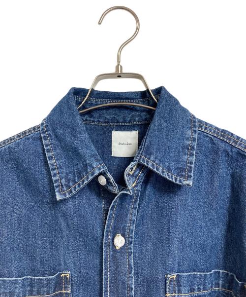 Spick and Span（スピックアンドスパン）Spick and Span (スピックアンドスパン) ショートデニムシャツ　長袖シャツ インディゴ サイズ:実寸参照の古着・服飾アイテム