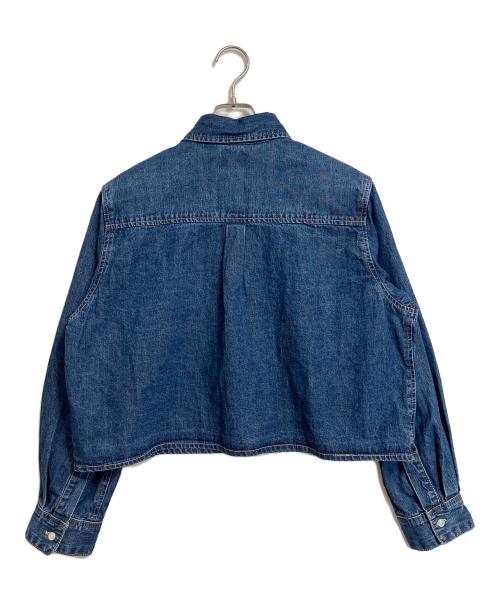 Spick and Span（スピックアンドスパン）Spick and Span (スピックアンドスパン) ショートデニムシャツ　長袖シャツ インディゴ サイズ:実寸参照の古着・服飾アイテム