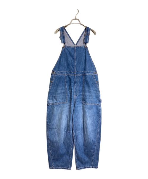 niko and（ニコアンド）niko and (ニコアンド) ペインターオーバ-オール デニムオールインワン PAINTER OVERALLS  25SS インディゴ サイズ:FREEの古着・服飾アイテム