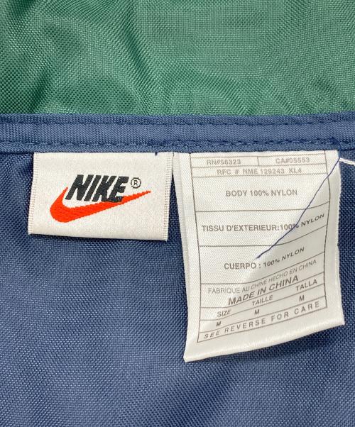NIKE（ナイキ）NIKE (ナイキ) 【古着】90’Sアノラックパーカー ハーフジップ　90年代　銀タグ ネイビー×グリーン サイズ:Mの古着・服飾アイテム