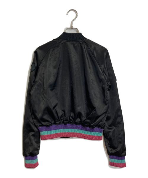 DIESEL（ディーゼル）DIESEL (ディーゼル) リバーシブルサテンスタジャン　ラグランジャケット ブラック サイズ:XSの古着・服飾アイテム