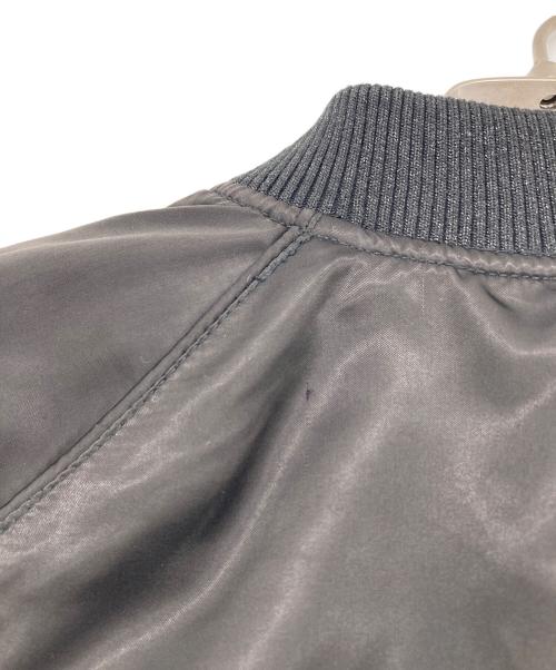 DIESEL（ディーゼル）DIESEL (ディーゼル) リバーシブルサテンスタジャン　ラグランジャケット ブラック サイズ:XSの古着・服飾アイテム