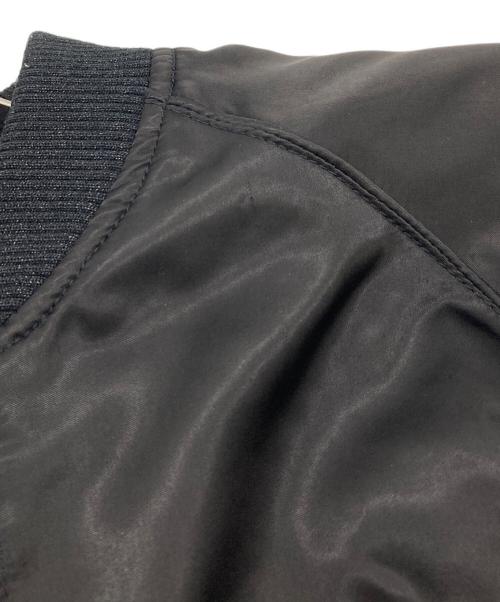 DIESEL（ディーゼル）DIESEL (ディーゼル) リバーシブルサテンスタジャン　ラグランジャケット ブラック サイズ:XSの古着・服飾アイテム