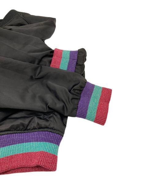 DIESEL（ディーゼル）DIESEL (ディーゼル) リバーシブルサテンスタジャン　ラグランジャケット ブラック サイズ:XSの古着・服飾アイテム