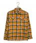 Patagonia（パタゴニア）の古着「ロングスリーブ・フィヨルド・フランネル・シャツ　長袖シャツ　チェックシャツ　スポーツ　アウトドア」｜ブラウン