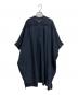 mizuiro-ind（ミズイロインド）の古着「シアー切替シャツワンピース」｜ネイビー